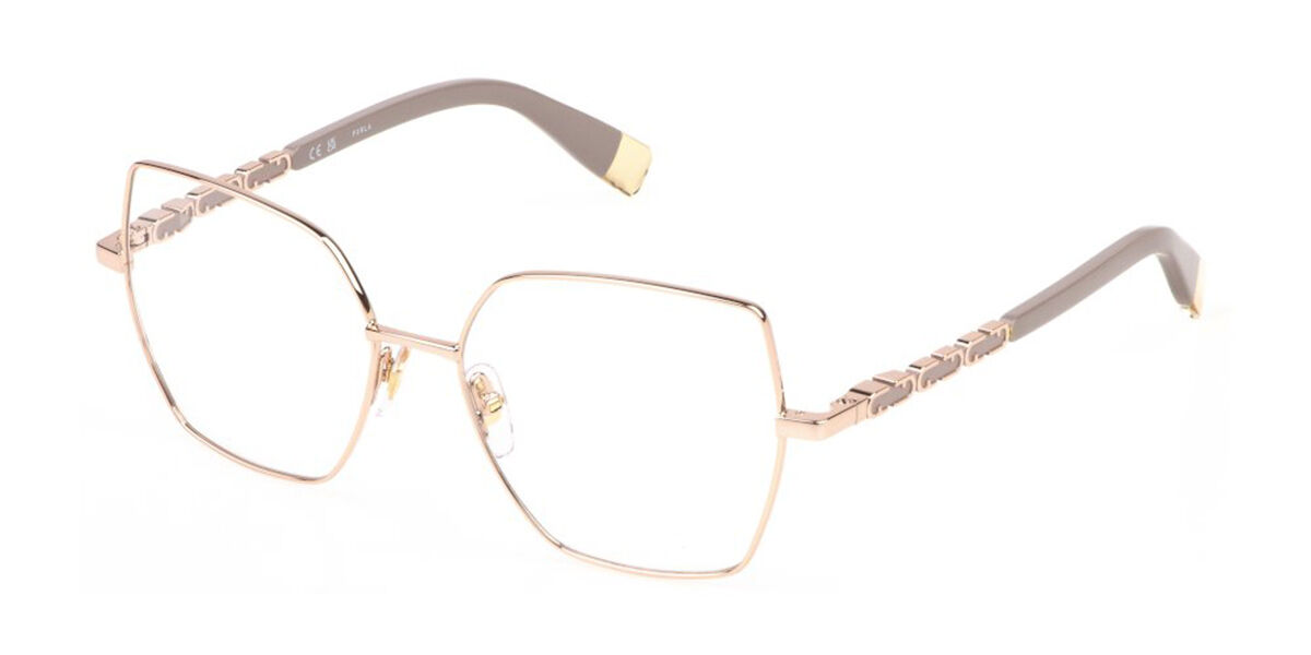 Furla VFU835 Men's Glasses, Gold, Size 54-image