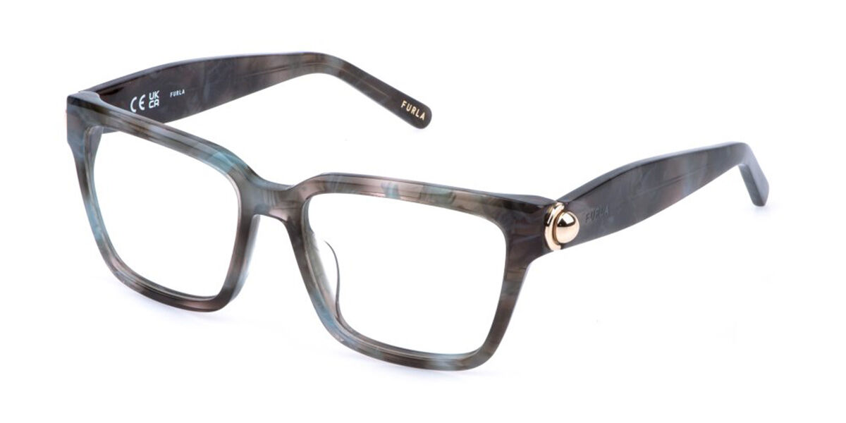 Furla Damen VFU990 03KA Optische Fassungen Acetat Havanna Quadratisch-image