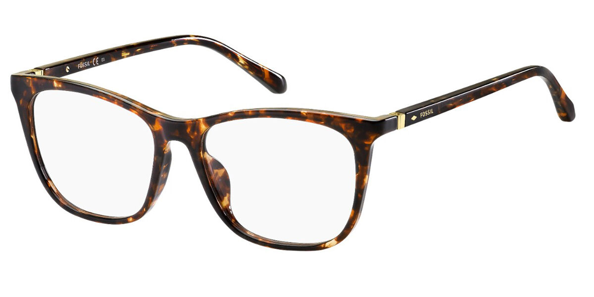 Fossil BERKSHIRE Brush Brown Metal Eyeglass Frames Designer Style Rx Eyewear 