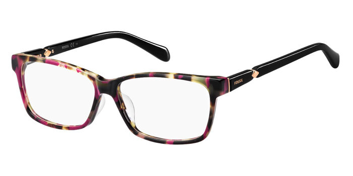 Fossil Fos 7114 Womens Plastic Eyeglass Frame 0807 Black 52-17 FOS 7114 Eyeglasses - Fossil Authorized Retailer  main image 3