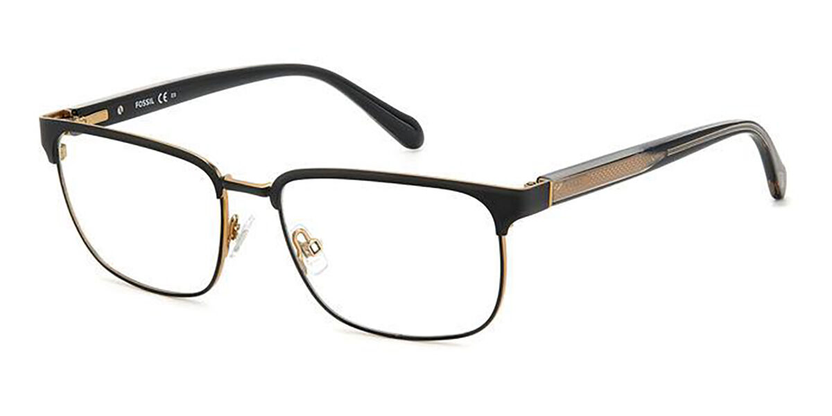 Photos - Glasses & Contact Lenses FOSSIL FOS 7146/G 0UH Men's Eyeglasses Black Size 54   (Frame Only)