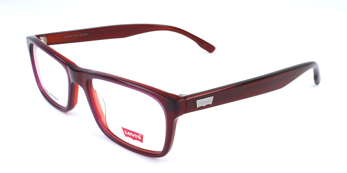 Levis LS119 05 Eyeglasses in Red SmartBuyGlasses USA