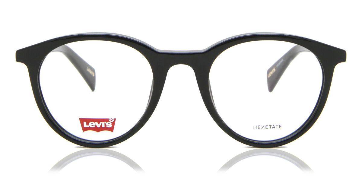LEVI's LV 1005 HAM Eyeglasses Transparent Yellow Frame 50mm