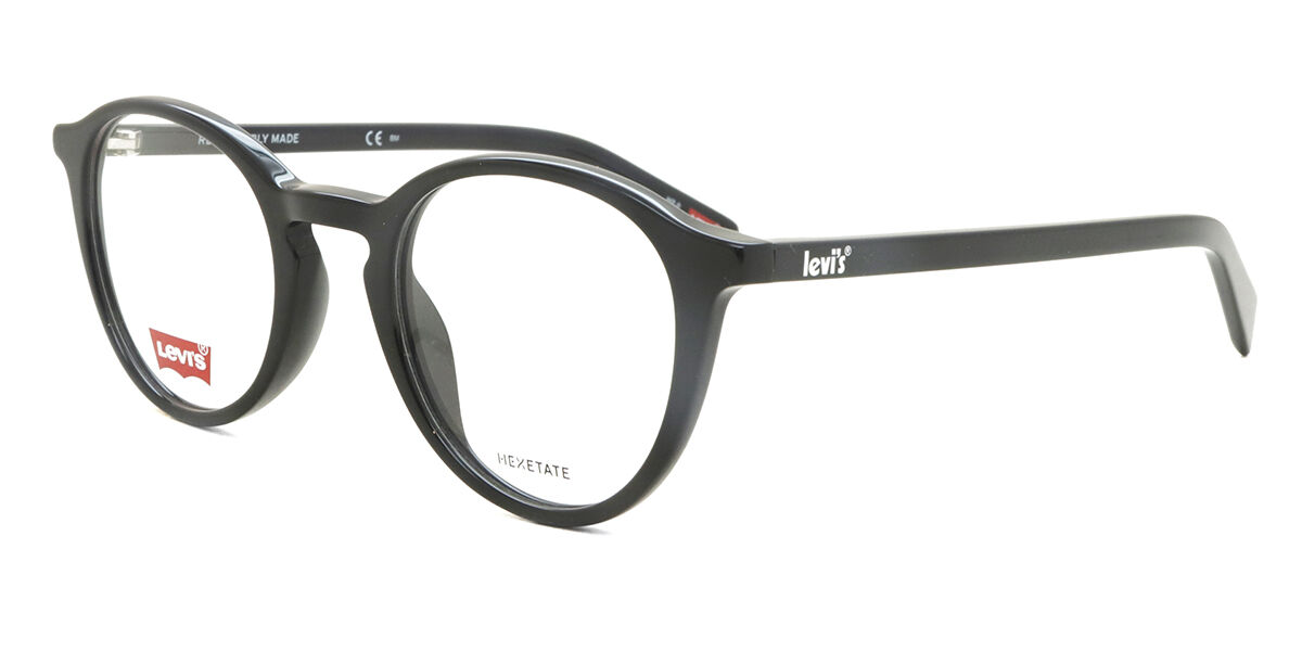 メガネ Levi's Glasses LV5006 807 l Round Black Horn Luxury Levi's LV 5006 807 glasses | Buy online now | SmartBuyGlasses US