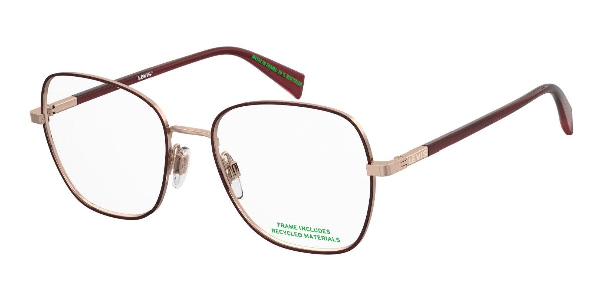Levi's LV 1113 YK9 54 Bourgogne Glas&ouml;gon (Endast B&aring;ge) Kvinna