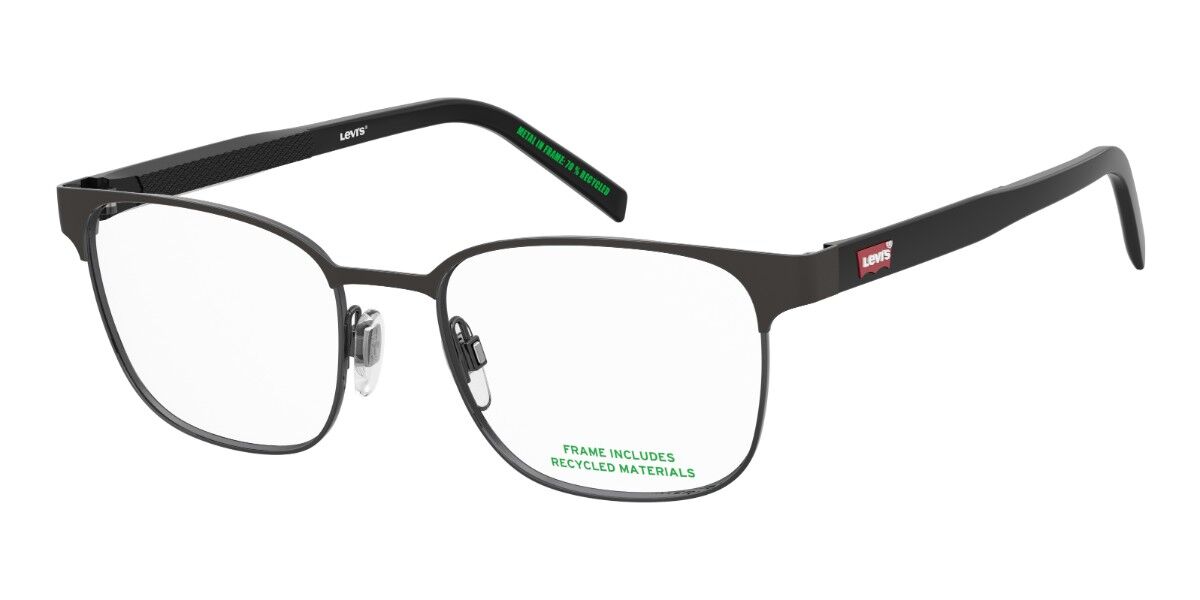 Levi's LV 5108 Men's Glasses, Black, Size 53