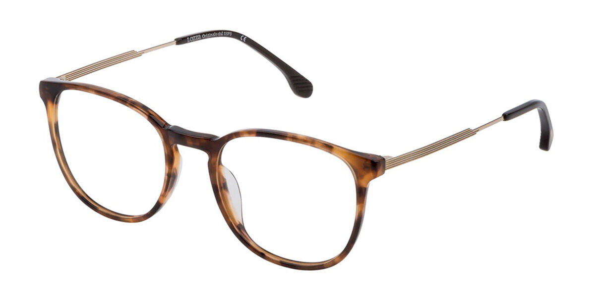 Lozza VL4235 Pavia 3 08XW Men's Glasses Tortoiseshell Size - Free Lenses - HSA/FSA Insurance - Blue Light Block Available