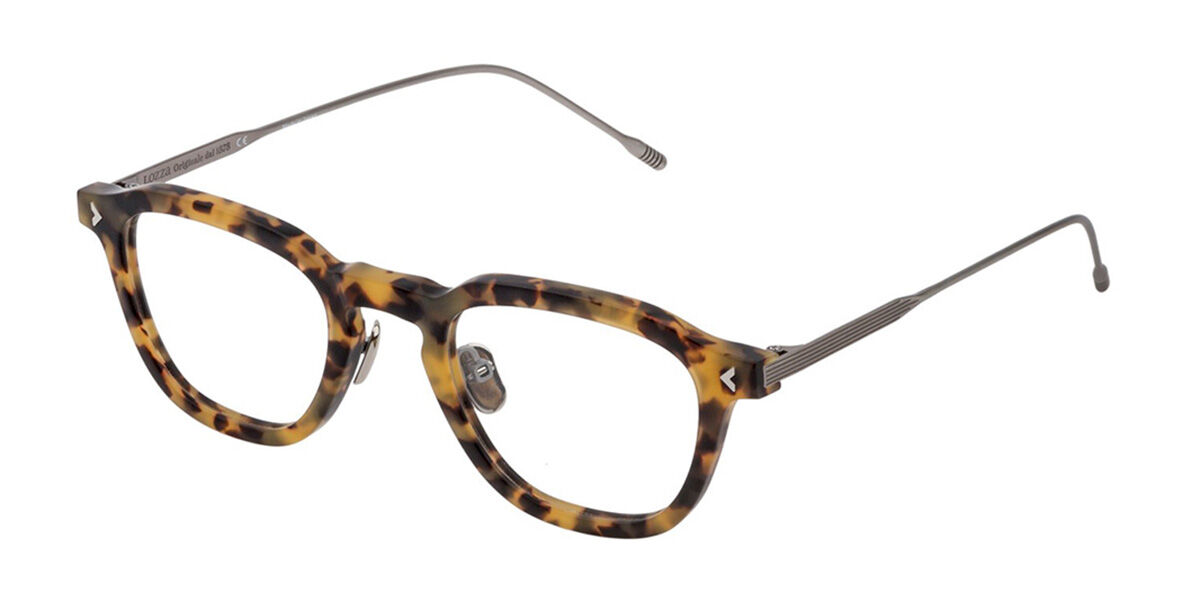 Lozza VL4239 0778 Men's Glasses Tortoiseshell Size - Free Lenses - HSA/FSA Insurance - Blue Light Block Available