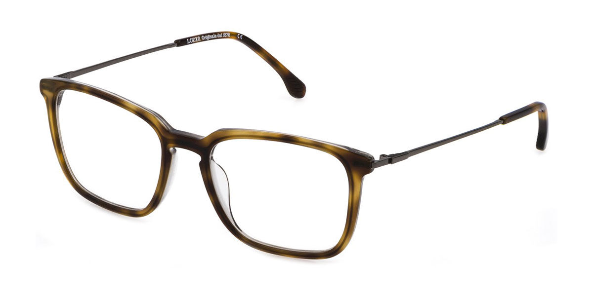 Lozza VL4265N 0AD2 Men's Glasses Tortoiseshell Size - Free Lenses - HSA/FSA Insurance - Blue Light Block Available