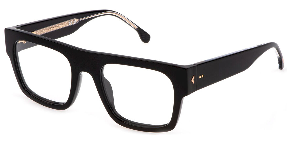 Lozza Lettering Lozza VL4327 Riviera 3 0700 Square Shiny Black Eyeglasses | Vision ...