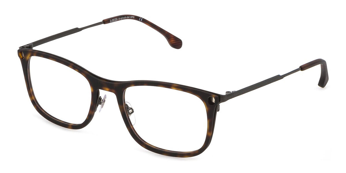 Lozza VL2375 Pavia 6 714M Men's Eyeglasses Tortoiseshell Size 54 (Frame Only) - Blue Light Block Available