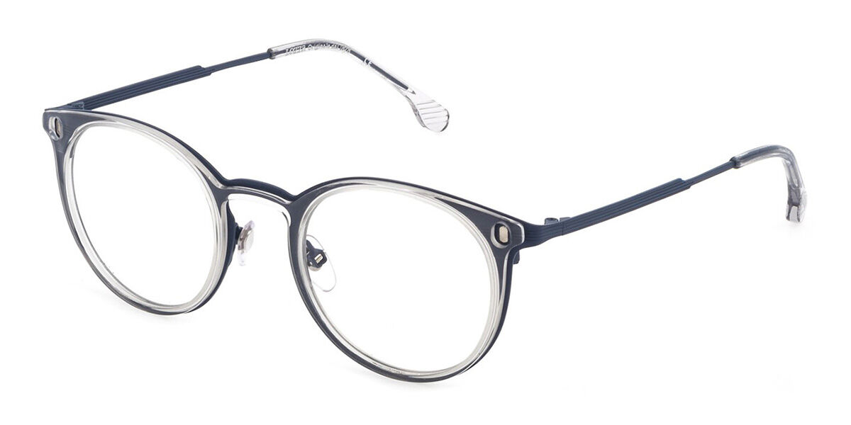 Lozza VL2376 Pavia 7 0M78 Men's Eyeglasses Clear Size 48 (Frame Only) - Blue Light Block Available
