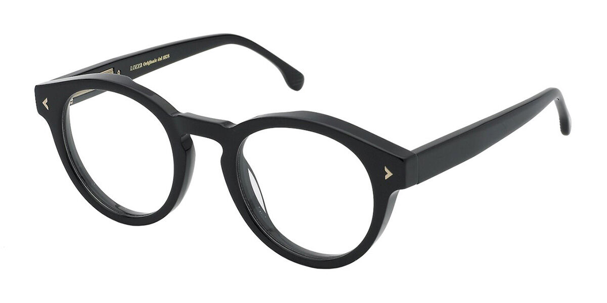 Lozza VL4337 Polignano 2 700Y Men's Eyeglasses Black Size 49 (Frame Only) - Blue Light Block Available