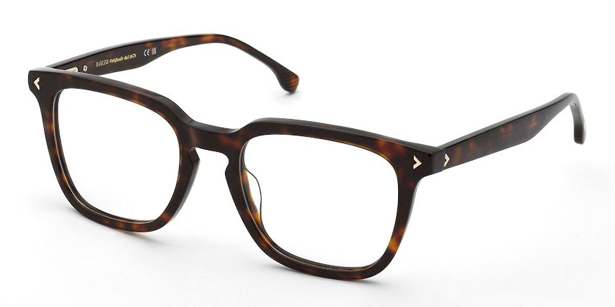 Photos - Glasses & Contact Lenses Lozza VL4370 Arezzo 1 0714 Men's Eyeglasses Tortoiseshell Size 53  - Blue Light Block Available (Frame Only)