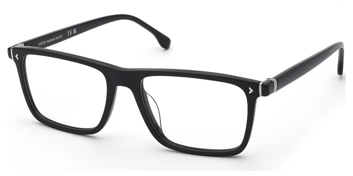 Lozza VL4376 Pescara 1 0700 Men's Eyeglasses Black Size 56 (Frame Only) - Blue Light Block Available