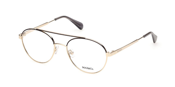 Max & Co. MO5035 028 Black Rose Gold Eyeglasses  display picture 3