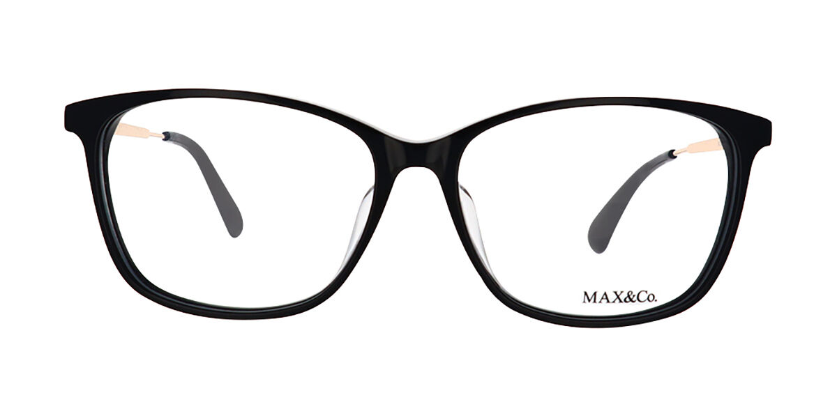 Max & Co. MO5024F Asian Fit 001 Schwarze Damen Brillen