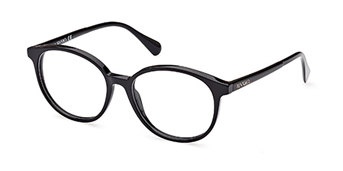 Photos - Glasses & Contact Lenses MAX&Co. Max & Co. Max & Co. MO5076 005 Women's Eyeglasses Black Size 53 (Frame Onl 