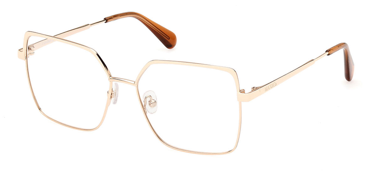 Max & Co. MO5097 032 Eyeglasses in Pale Gold | SmartBuyGlasses USA