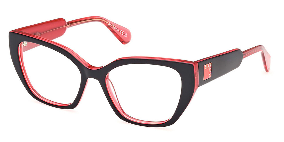 Photos - Glasses & Contact Lenses MAX&Co. Max & Co. Max & Co. MO5129 005 Women's Eyeglasses Black Size 53 (Frame Onl 