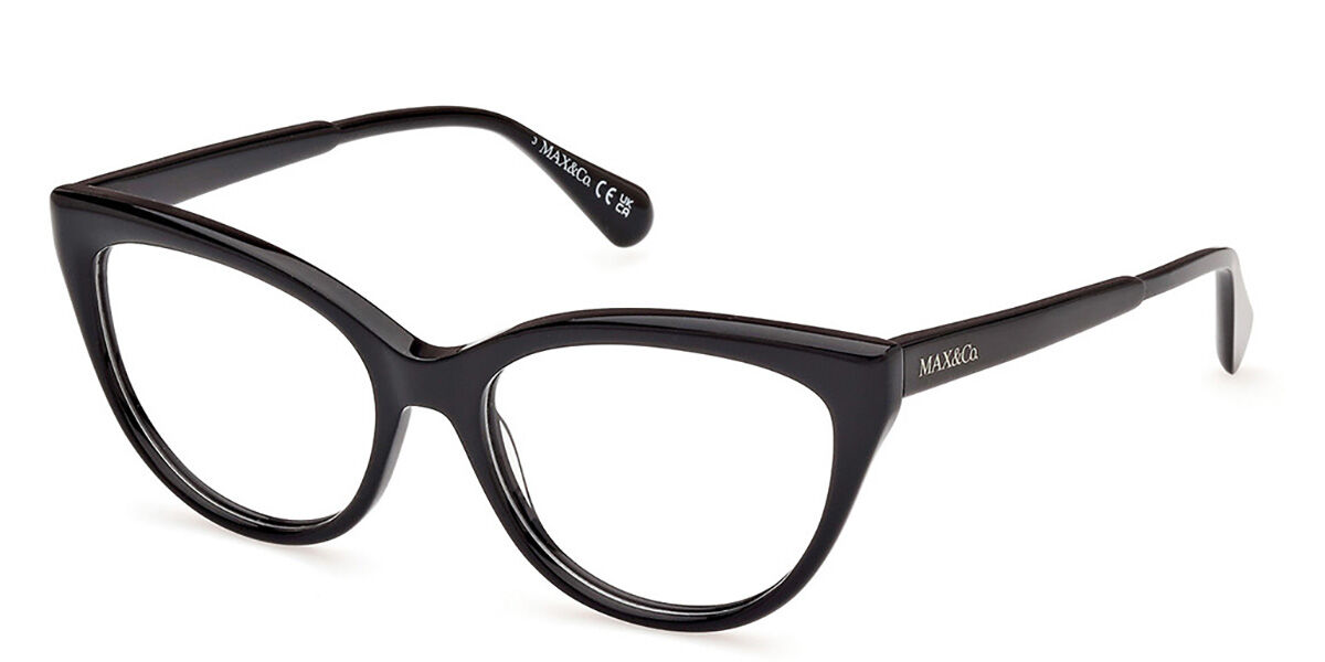 Photos - Glasses & Contact Lenses MAX&Co. Max & Co. Max & Co. MO5131 001 Women's Eyeglasses Black Size 53 (Frame Onl 