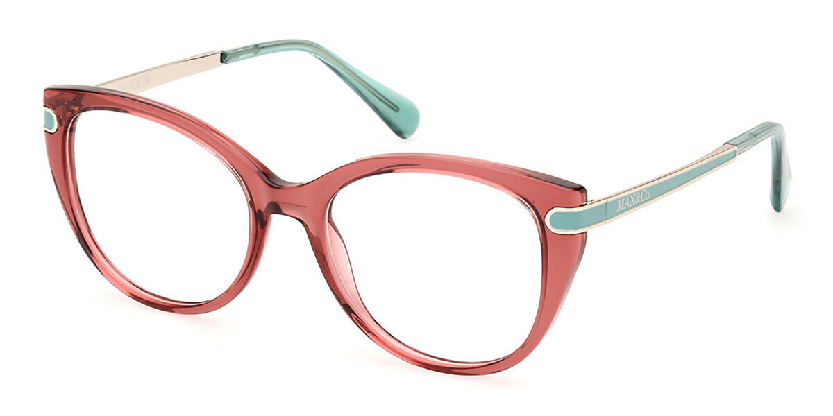 Photos - Glasses & Contact Lenses MAX&Co. Max & Co. Max & Co. MO5135 066 Women's Eyeglasses Red Size 53  (Frame Only)
