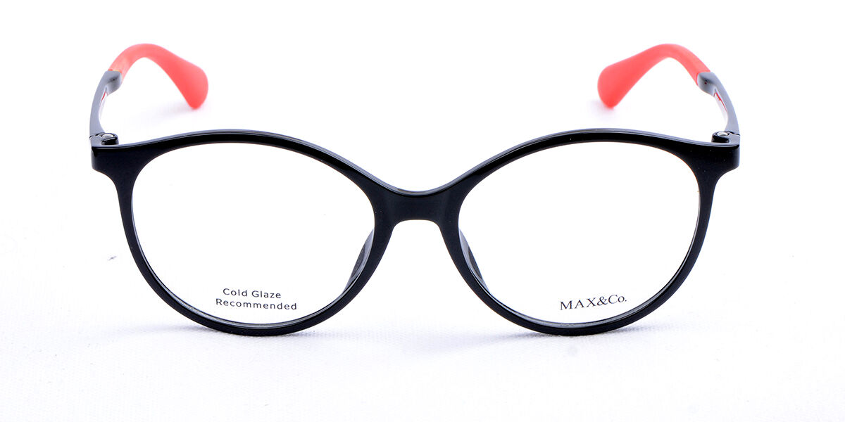 Max & Co. MO5014 001 52 Svarta Glasögon (Endast Båge) Män