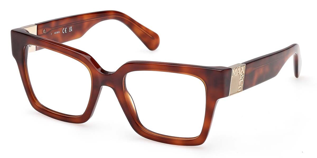 Photos - Glasses & Contact Lenses MAX&Co. Max & Co. Max & Co. MO5175 053 Women's Eyeglasses Tortoiseshell Size 51  - Blue Light Block Available (Frame Only)