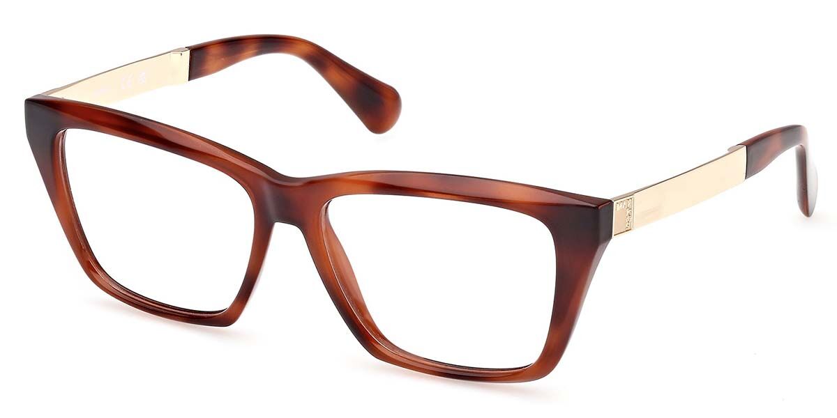 Photos - Glasses & Contact Lenses MAX&Co. Max & Co. Max & Co. MO5178 053 Women's Eyeglasses Tortoiseshell Size 55  - Blue Light Block Available (Frame Only)