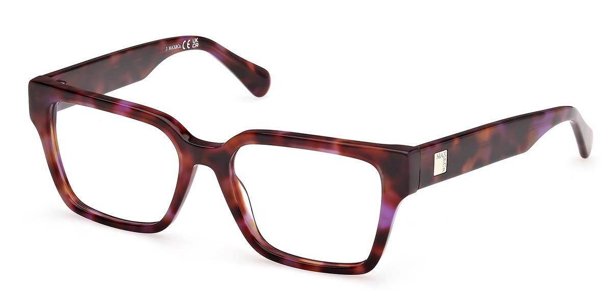 Photos - Glasses & Contact Lenses MAX&Co. Max & Co. Max & Co. MO5179 055 Women's Eyeglasses Tortoiseshell Size 54  - Blue Light Block Available (Frame Only)