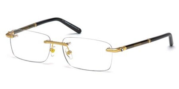 Gafas Graduadas Mont Blanc MB0492 030 Dorado | SmarBuyGlasses US