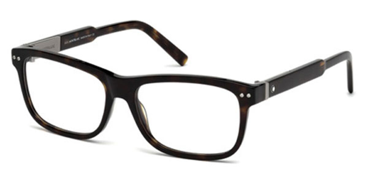 Mont Blanc MB0618 052 Eyeglasses in Tortoiseshell | SmartBuyGlasses USA