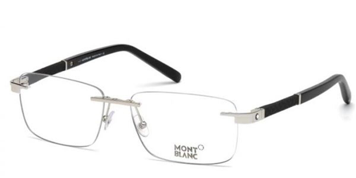 Mont Blanc Mb0712 016 Glasses Silver Visiondirect Australia 