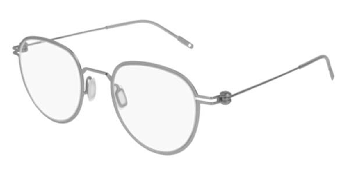 Mont Blanc MB0002O 003 Eyeglasses in Grey | SmartBuyGlasses USA