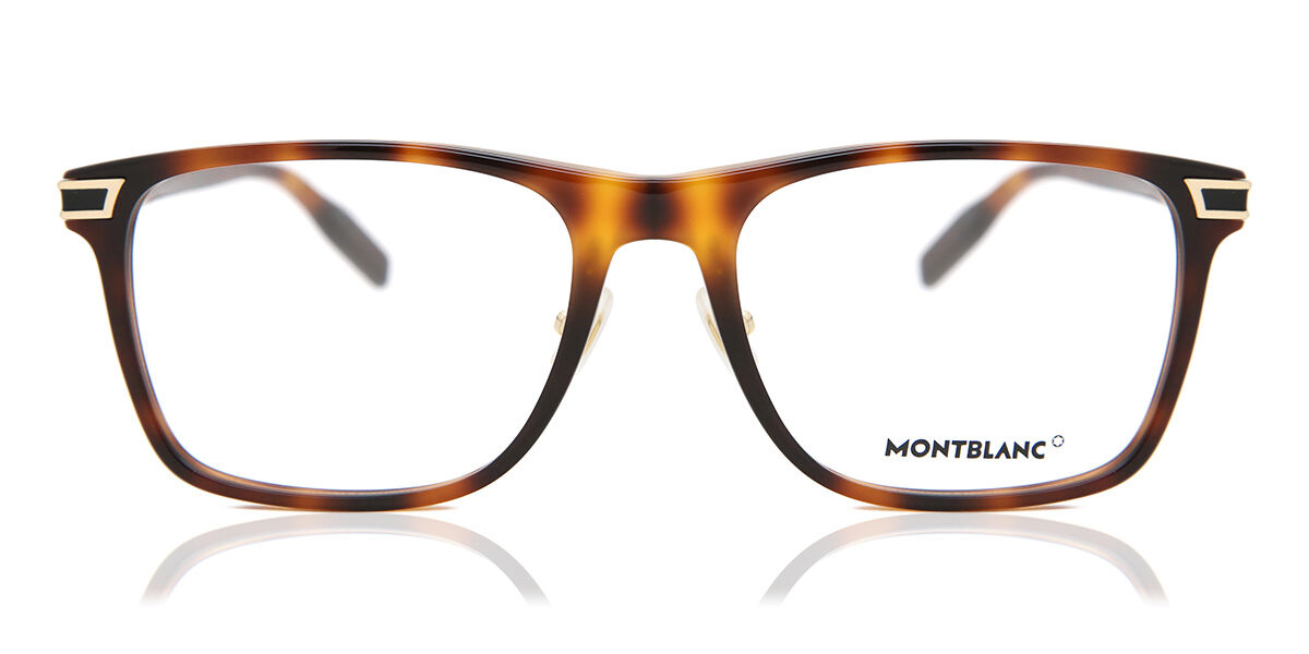 Mont Blanc Mb0042o 006 Eyeglasses In Tortoiseshell Smartbuyglasses Usa 1892