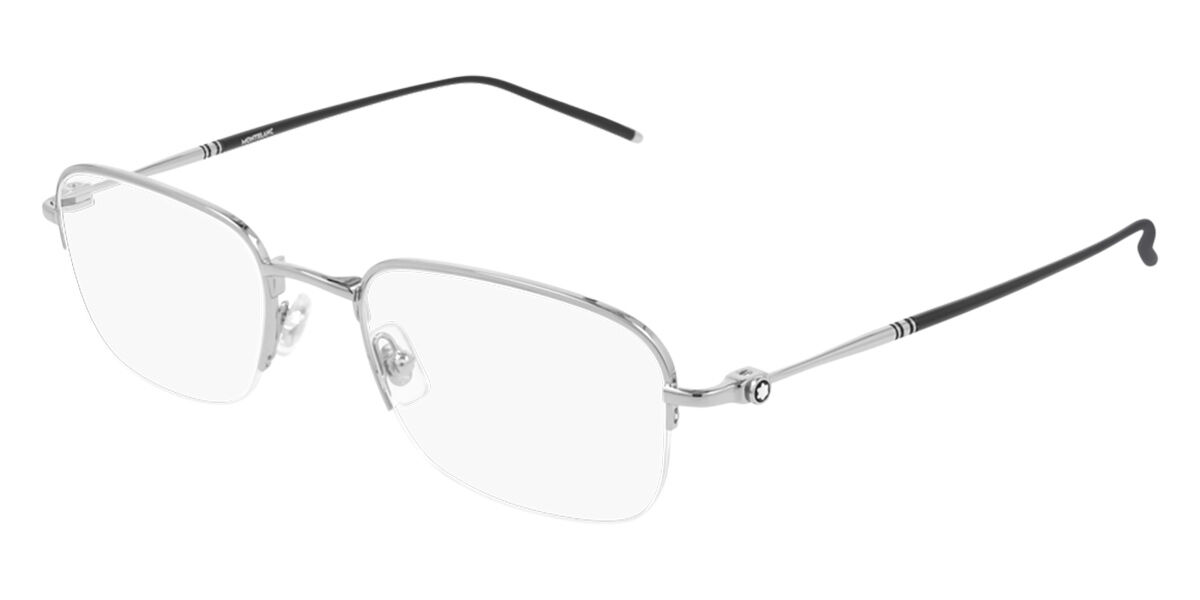 Mont Blanc MB0131O 001 Eyeglasses in Silver | SmartBuyGlasses USA