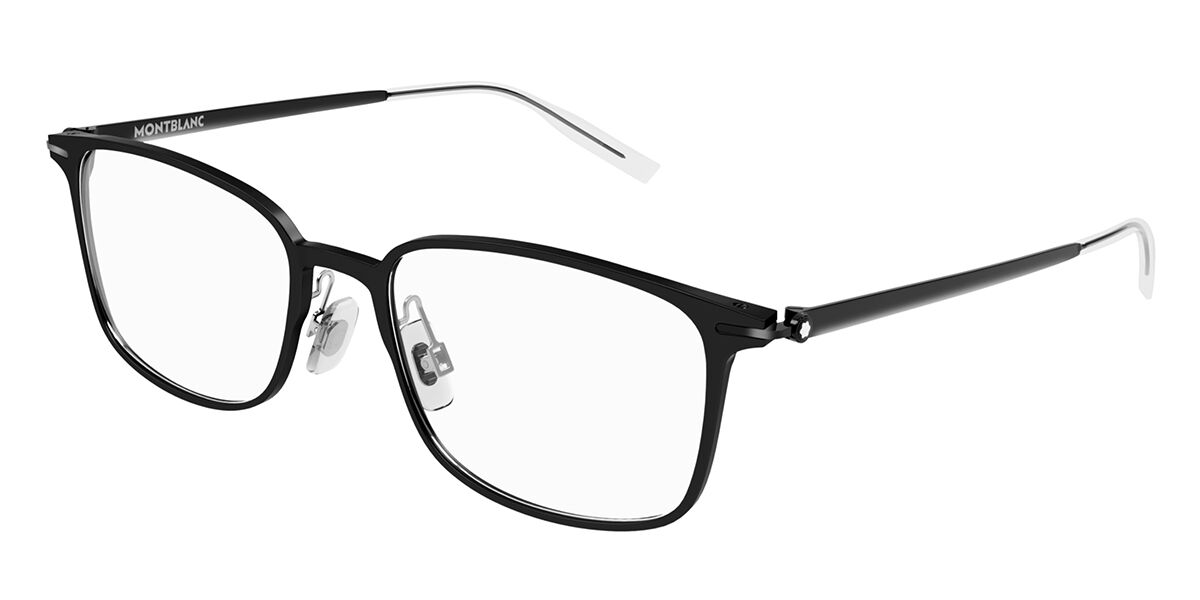 UPC 889652347332 product image for Mont Blanc MB0196OK Asian Fit 001 Men's Eyeglasses Black Size 53 - Blue Light Bl | upcitemdb.com