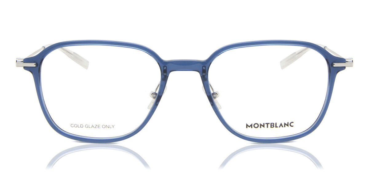 Mont Blanc MB0207O 003 Blaue Herren Brillen