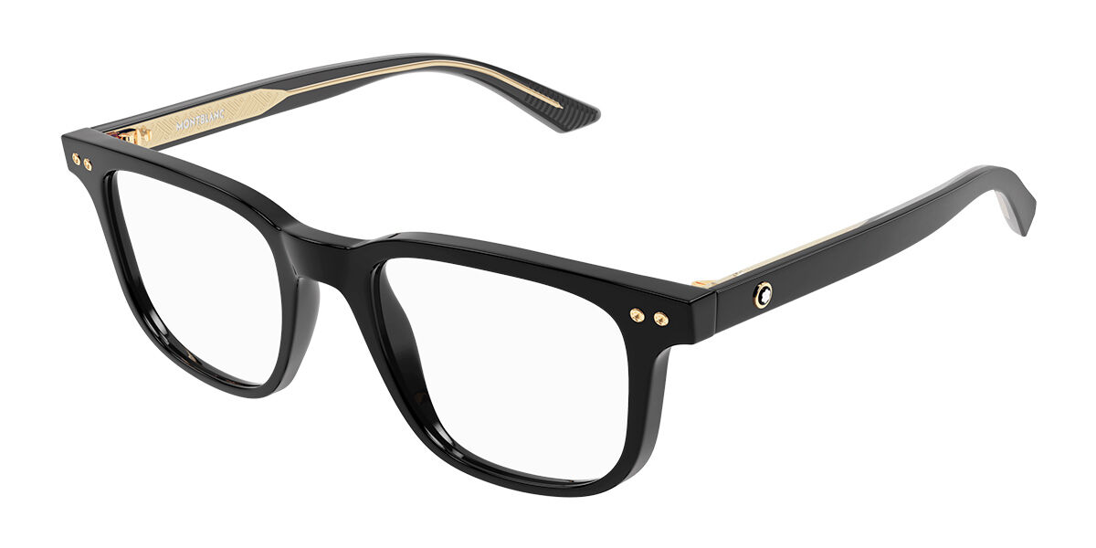 Lunettes De Vue Mont-Blanc 448 Doré Cerclé - Neuf Avec étiquettes Italie
