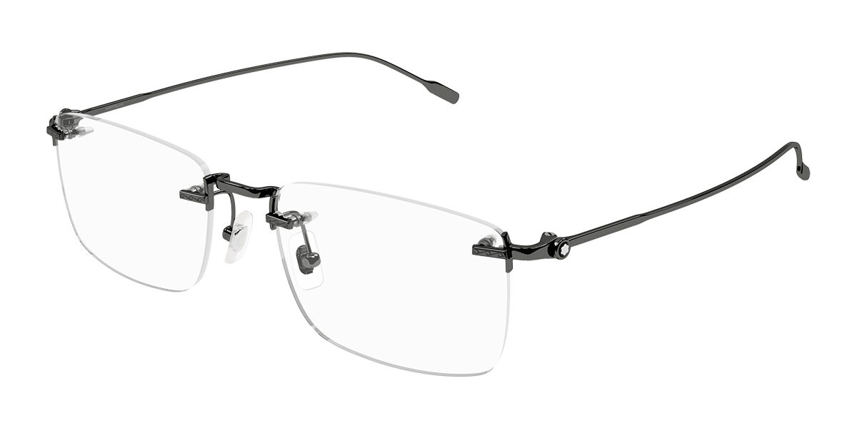 Mont Blanc MB0241O 003 Eyeglasses in Gunmetal | SmartBuyGlasses USA