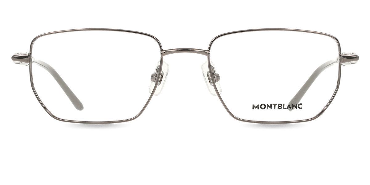 Montblanc MB0347O Asian Fit Men's Glasses, Silver, Size 54
