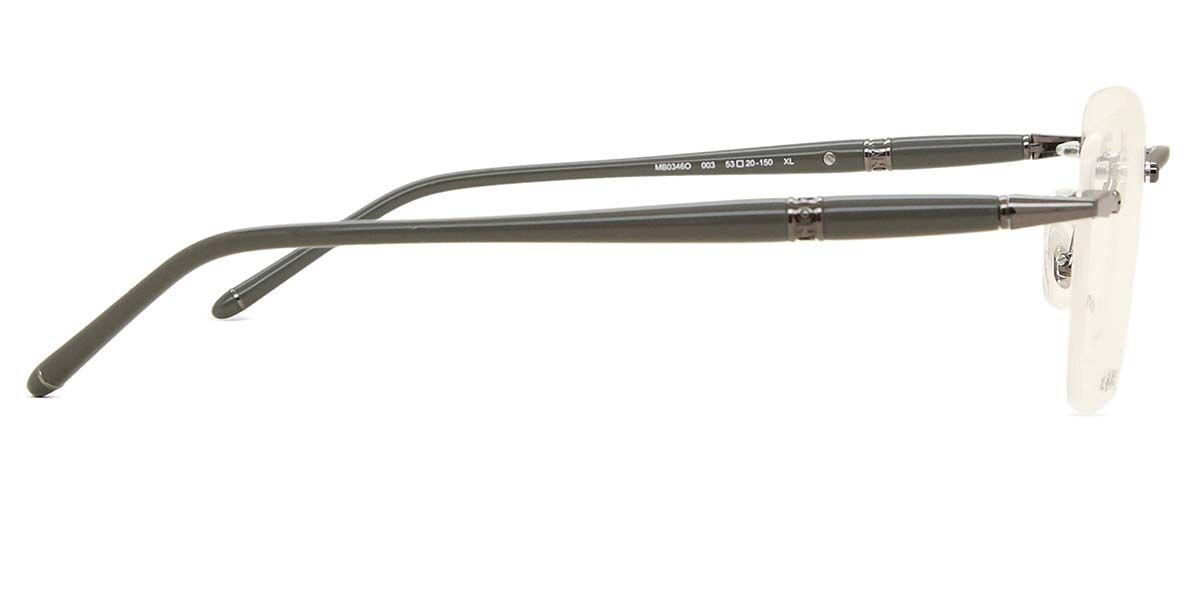 Montblanc MB0346O Asian Fit 003 Ruthenium Silver 眼鏡