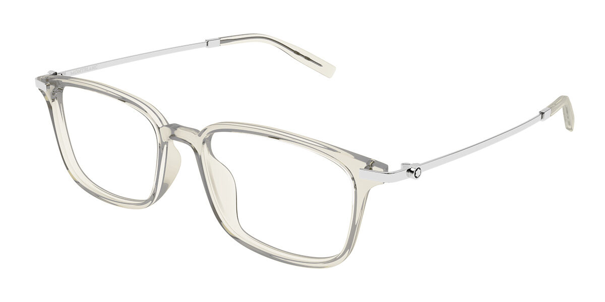 Photos - Glasses & Contact Lenses Mont Blanc MB0315OA Asian Fit 003 Men's Eyeglasses Brown Size 5 
