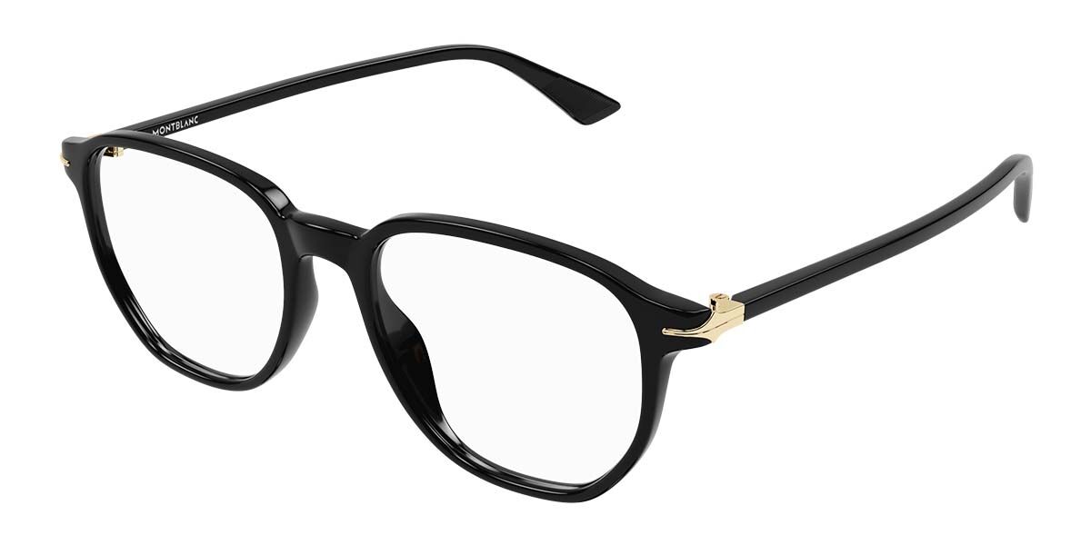 Montblanc Mont Blanc MB0366O 001 Men's GlassesSize - Free Lenses - HSA/FSA Insurance - Blue Light Block Available