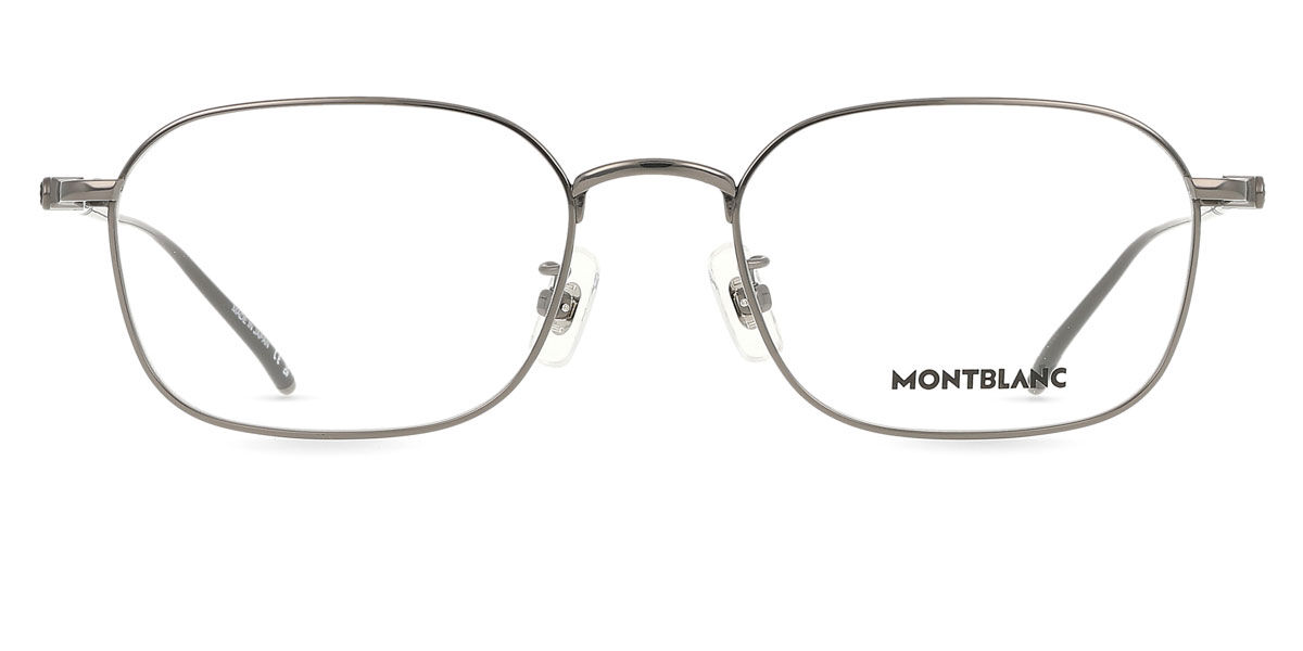 Montblanc MB0414OA Asian Fit 001 Gunmetal Frame Eyeglasses