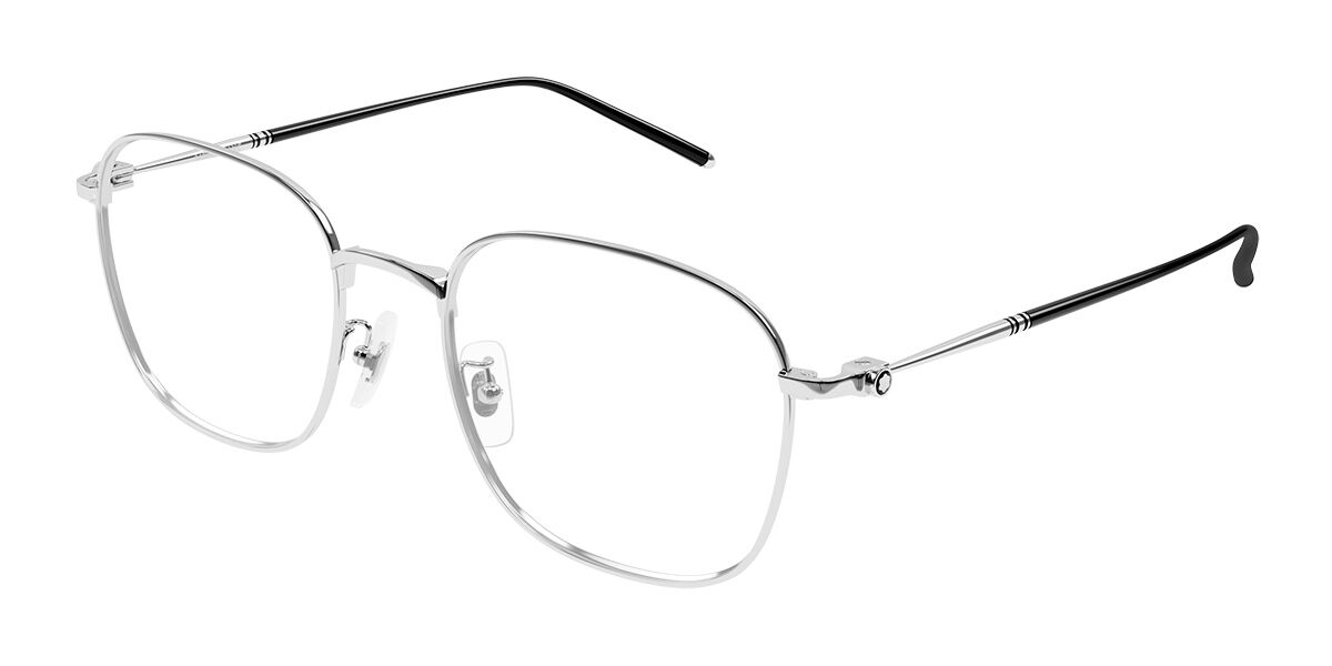 Image of Montblanc MB0415OA Asian Fit 003 Silver Herren Brillen DE