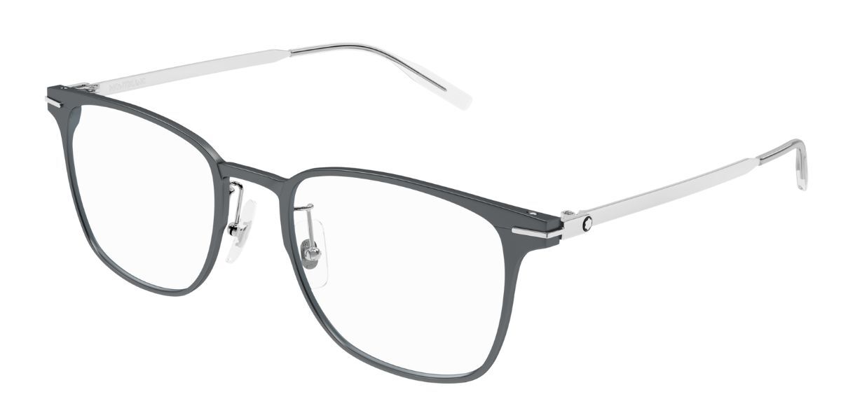 Montblanc MB0397ON 005 52 Gråa Glasögon (Endast Båge) Män