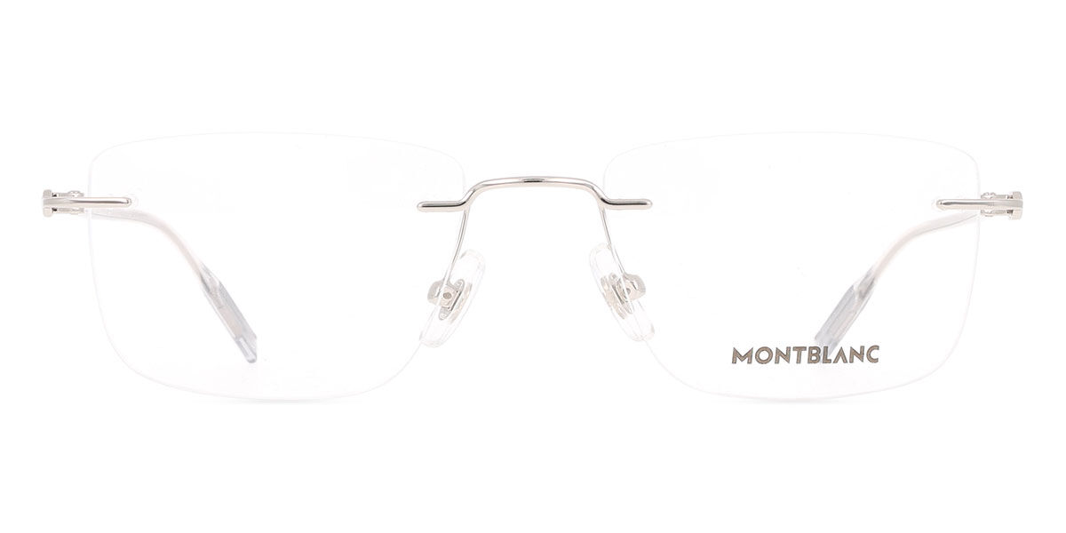 Montblanc MB0431O 004 53 Lunettes De Vue Homme ArgentéEs