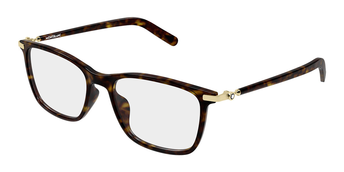 Montblanc MB0501OL Vestibilità Orientale 002 Occhiali da Vista Tartarugatishell per Uomo (Solo Montatura)