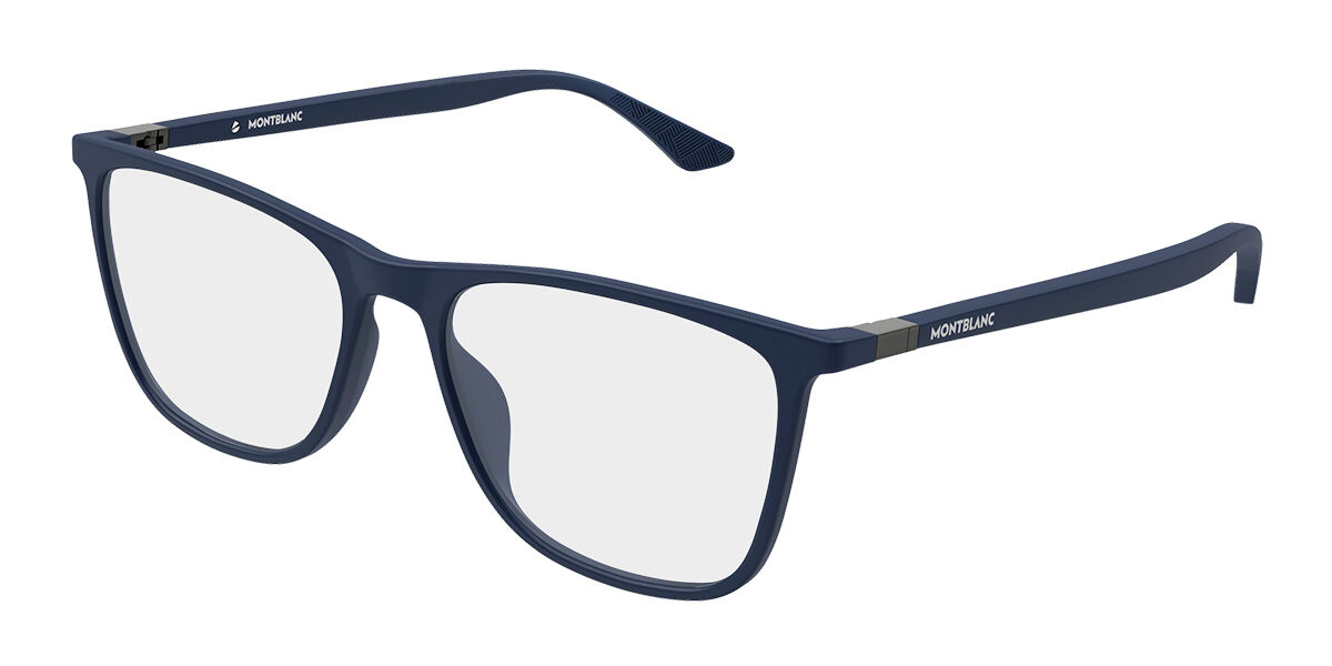 Montblanc MB0510O 003 Occhiali da Vista Blu per Uomo (Solo Montatura)